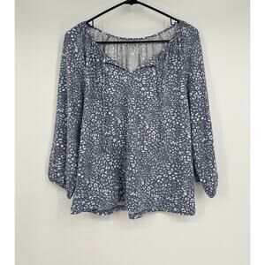 Garnet Hill Noa Gathered Knit Tee